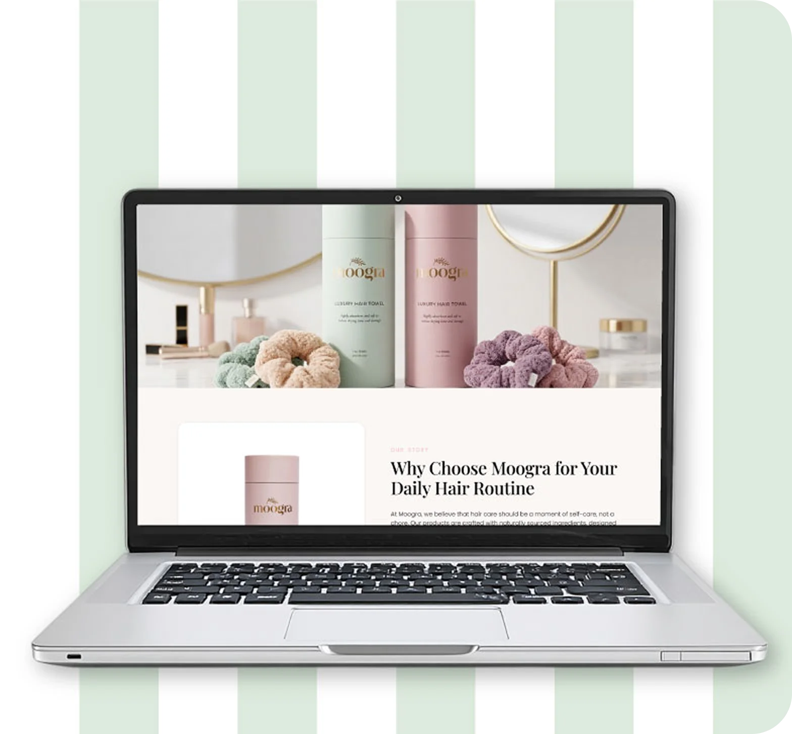 Moogra Beauty Web Redesign And Development