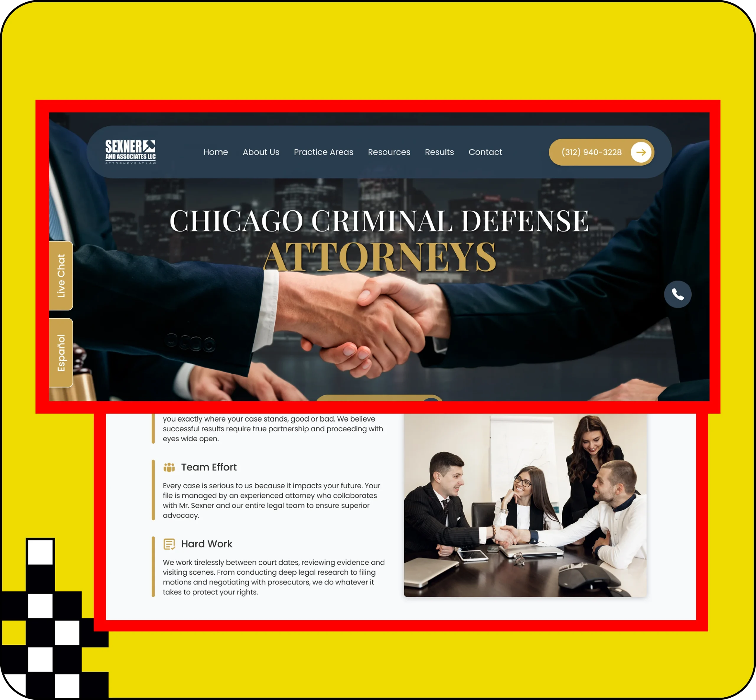 Sexner Web Redesign And Development